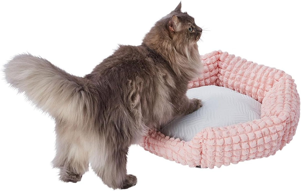 Add.Mate Cuna Cooling Hexagon Bed for Dogs and Cats, Pale Pink image number 4