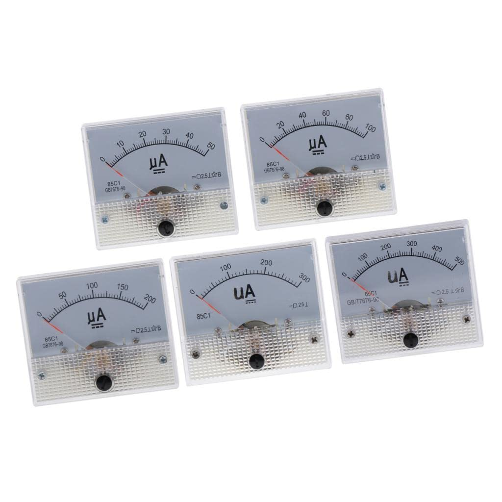 Accurate 85C1-Ua Panel DC Ampere Tester Current Measuring Tools 0-50Ua, White image number 6