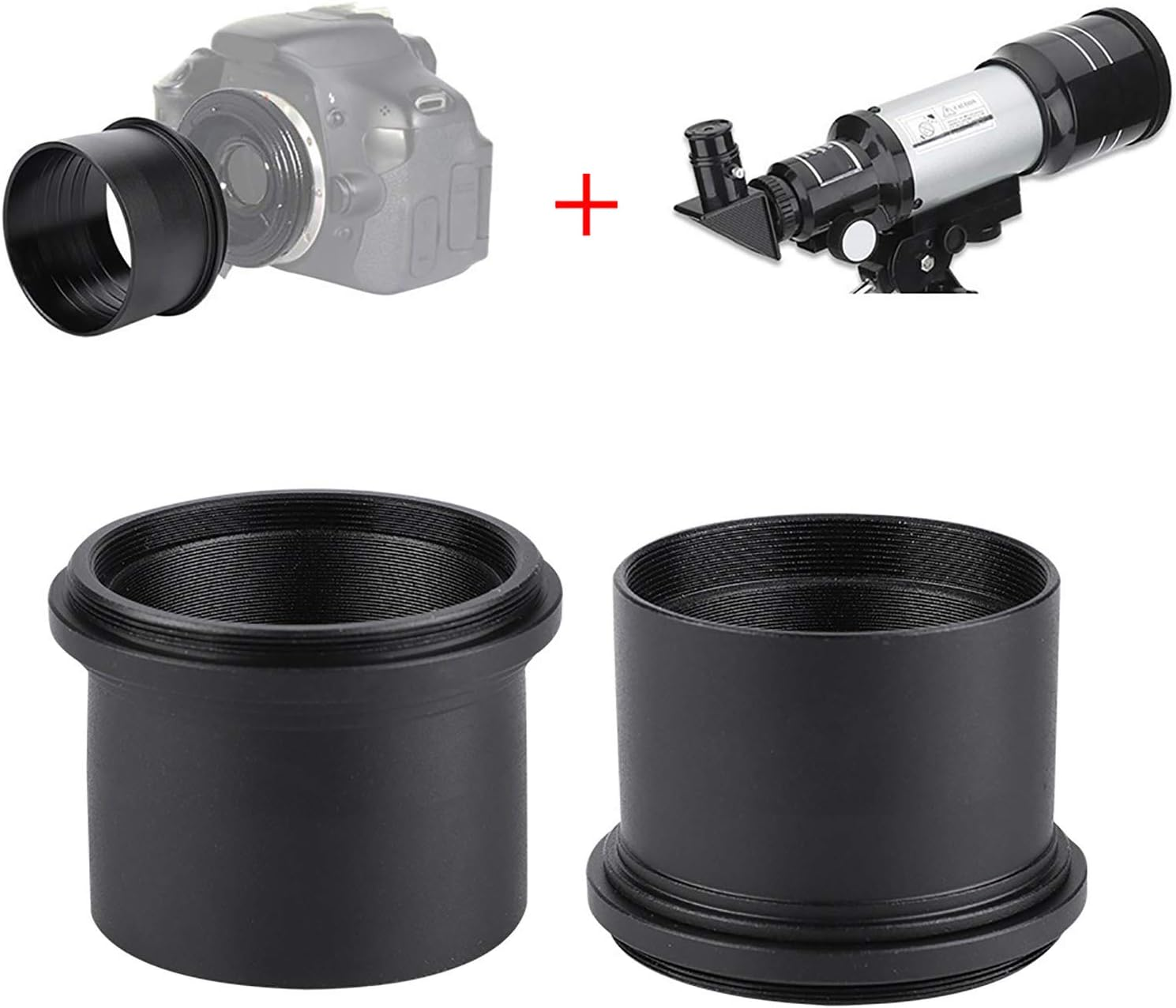 2 Inch to M48*0.75 Astronomical Telescope Eyepiece Lens Camera T Adapter for Astronomical Photography image number 2