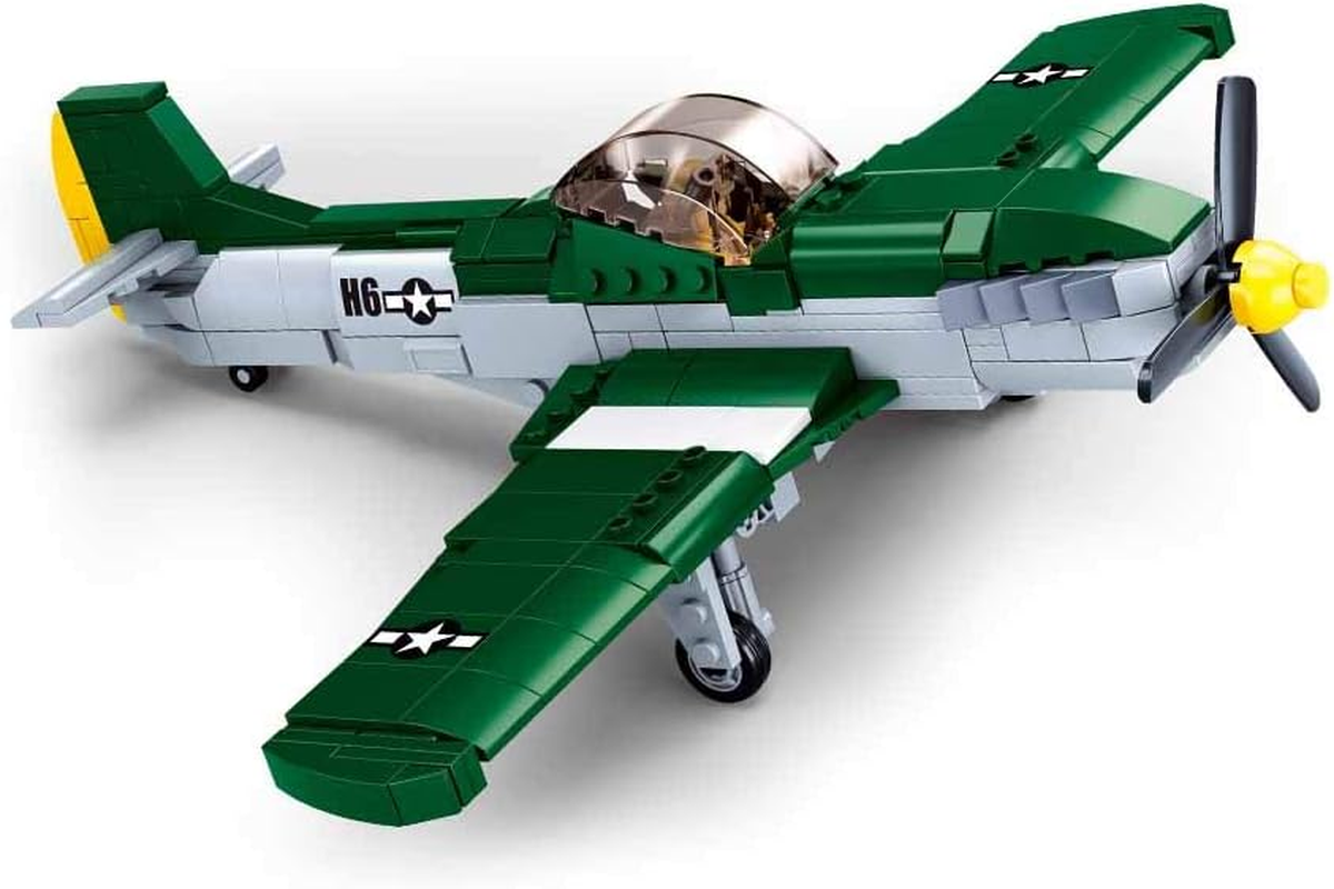Sluban WW2 P51 Fighter Building Blocks (323 Piece Set) image number 3