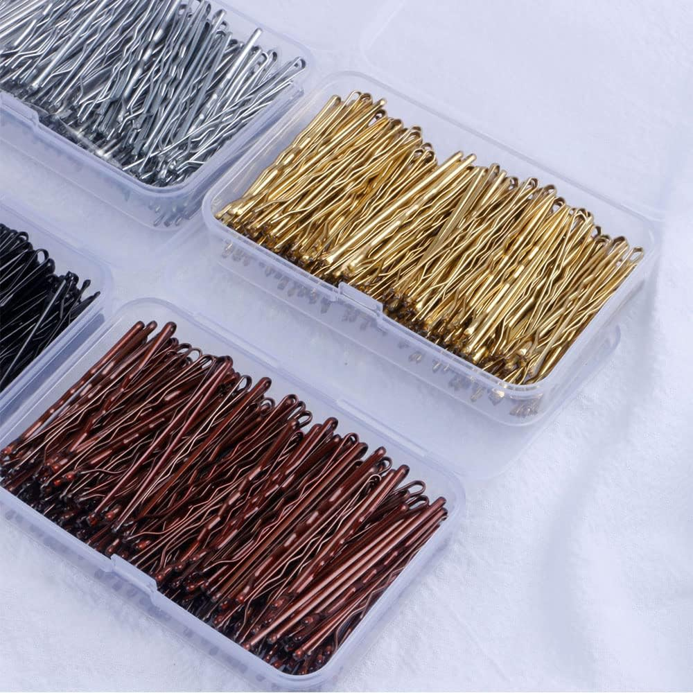 150Pcs Bobby Pins Hairpins Hair Grips Fringe Holder Salon Hairdressing Barrette Coffee