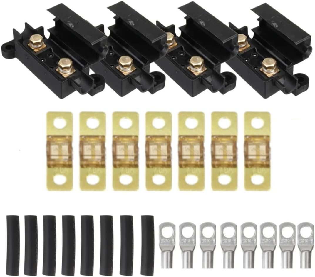 60A/70A/80A/100A MIDI Fuse KIT 4 ANS Holder 7 X Fuses to Suit Redarc BCDC Dual Battery (60A) image number 4