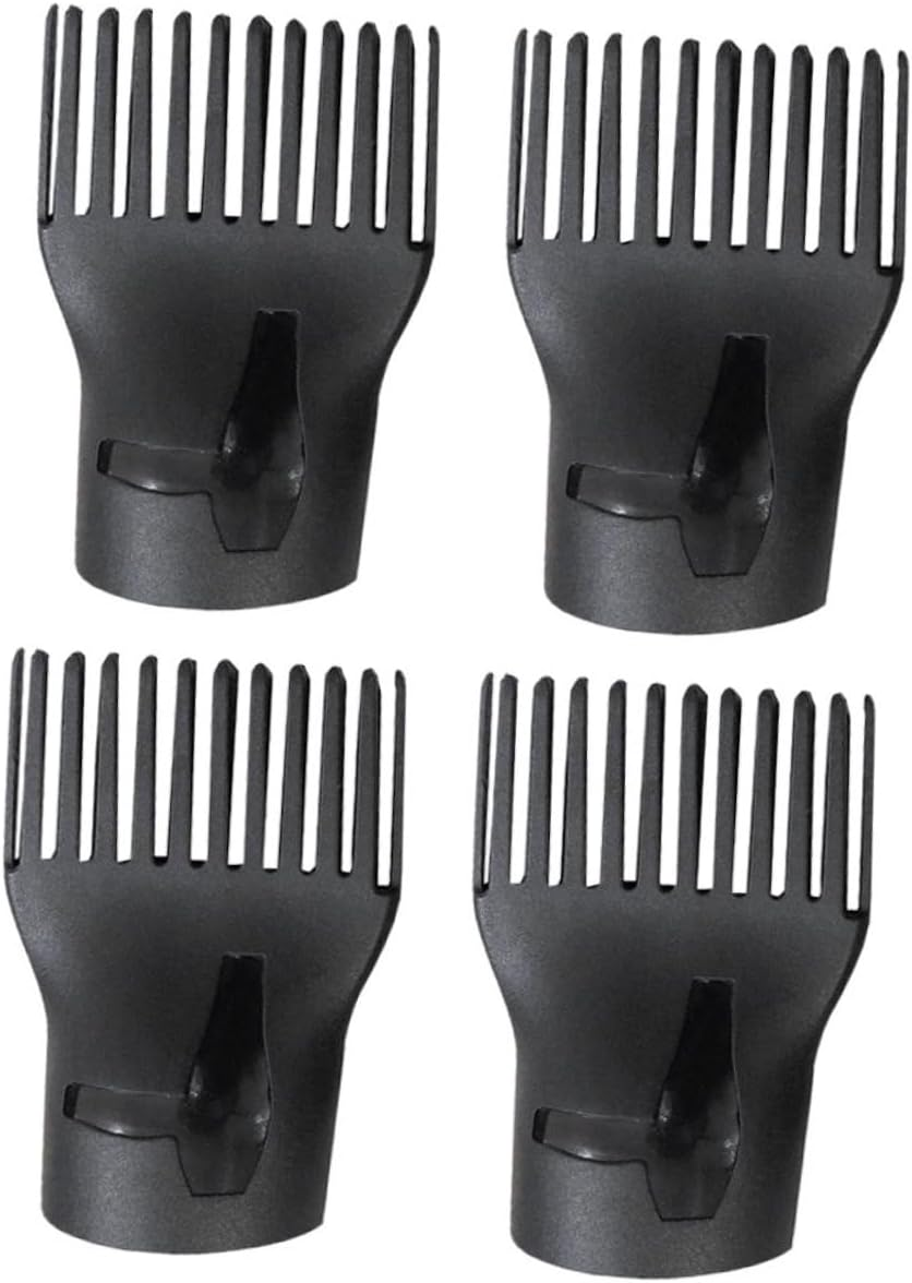 Healeved 4Pcs High Temperature Duckbill Nozzle Plastic Salon Hair Dryer Nozzle Replacement Narrow Concentrator Portable Hair Drying Hood Cover for Barber Shop Use image number 4