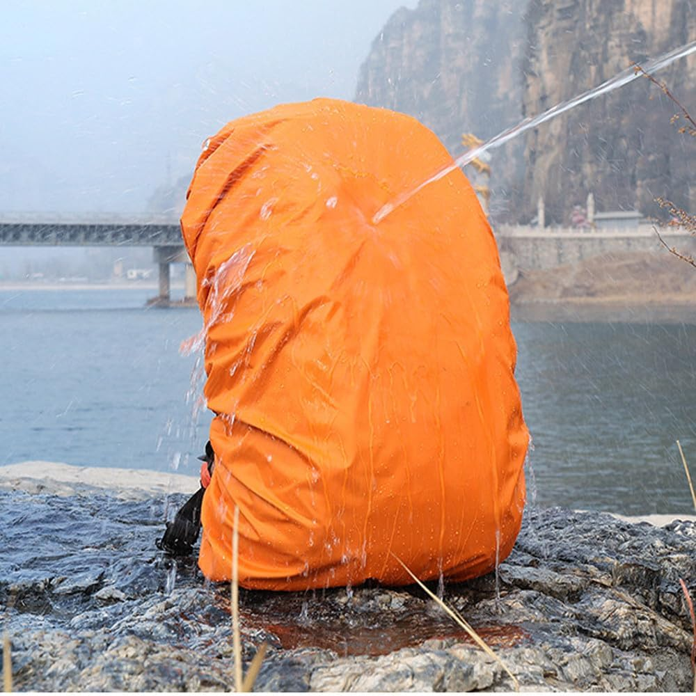 1 Pcs Backpack Oxford Cloth Reflective Rain Cover - Waterproof & Lightweight Pack Shield for Outdoor Adventures, Fits Most Backpacks, Rainproof Protective Guard for Travel, Hiking, Camping, Cycling image number 4