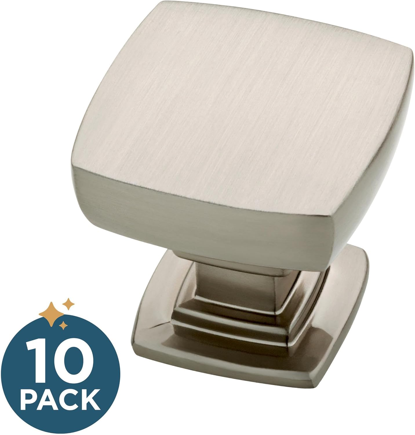 Franklin Brass P29542K-SN-B Satin Nickel 1-1/8-Inch Webber Kitchen Cabinet Hardware Knob, 10 Pack image number 2