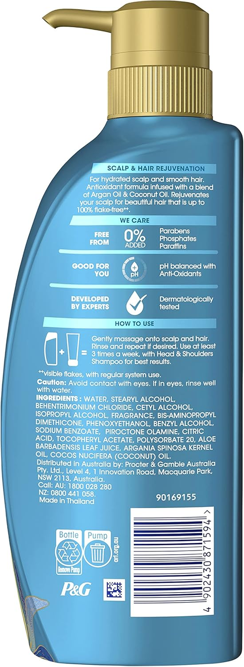 Head & Shoulders Supreme Moisture anti Dandruff Conditioner 550Ml image number 6