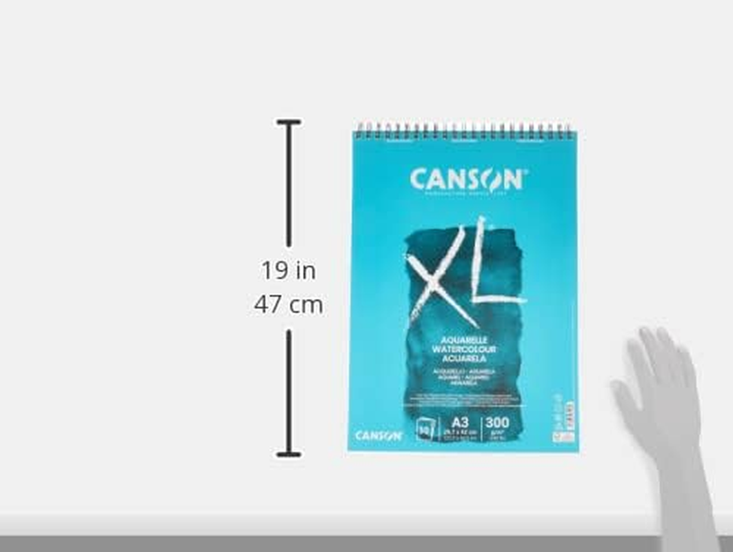 Canson XL Aquarelle 300 GSM Pad, Size A3 image number 2