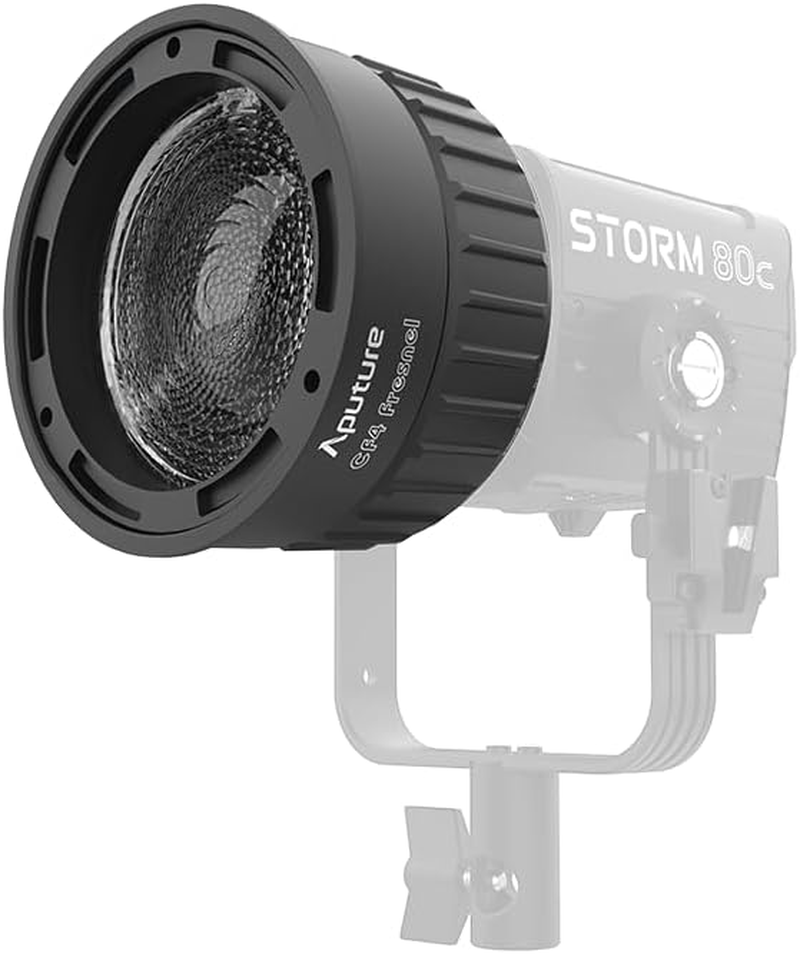 CF4 Fresnel for Storm 80C - Compact 4" Fresnel with Mini Prolock Mount, 5.5X Light Amplifier, 15&deg;-40&deg; Adjustable Beam Angle, Soft Light Drop, Includes Protective Carry Case image number 5