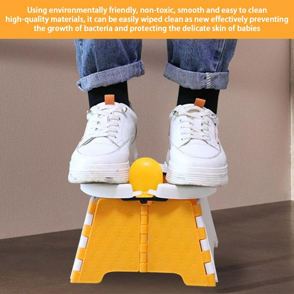 Portable Potty,Foldable Potty Training Seat,Potty Chair,Car Small Toilet,Kids Oldable Urinal,With 30Pcs Trash Bag,For Home, Car, Outdoor,Indoor,Travel, Picni (Orange) image number 3