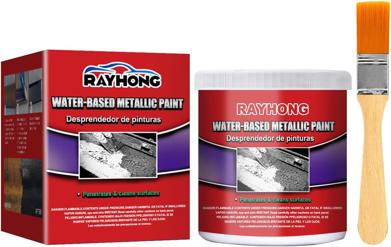 WATSKY Rust Remover Water-Based Primer Metal Renovation Anti-Rust Bolt Rust Remover Primer Rust Conversion Agent 100G with Brush Set image number 1