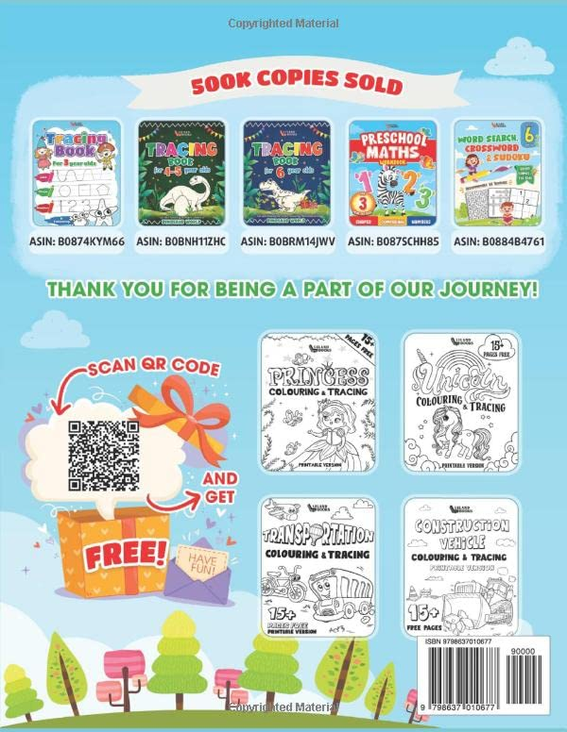 Tracing Book for 3 Year Olds: Numbers, Lines, Shapes and Colouring image number 1