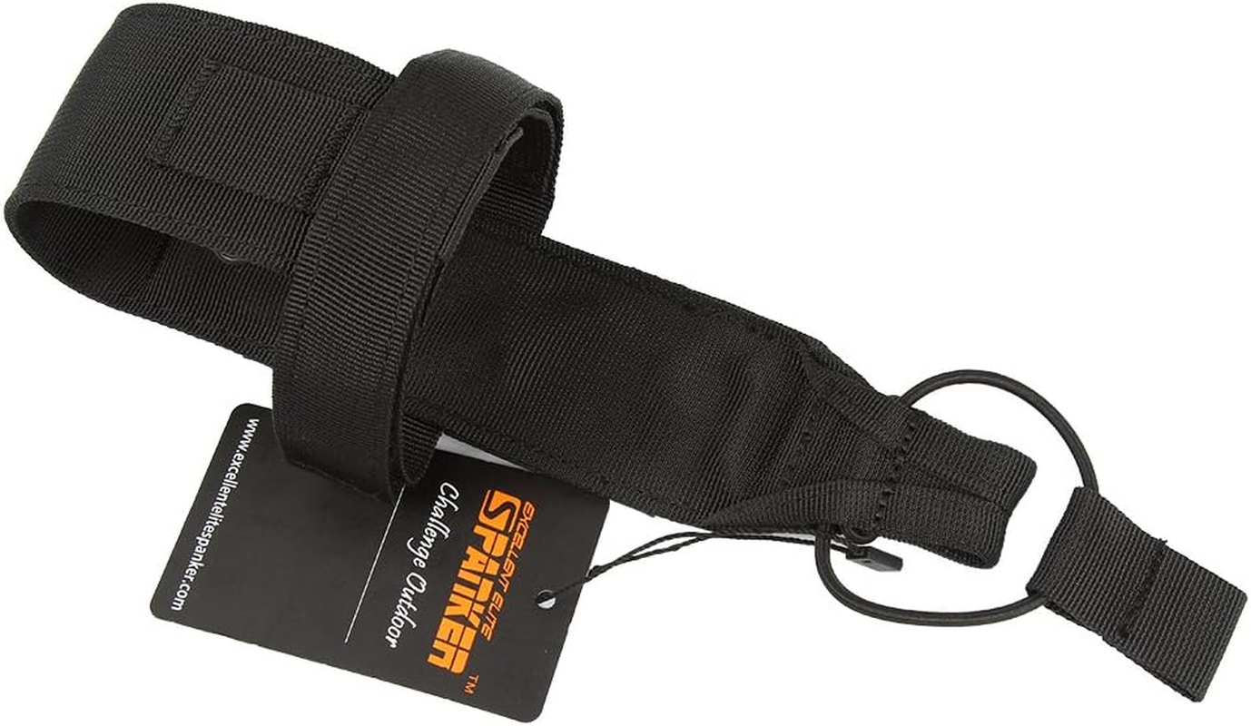 Excellent Elite Spanker Outdoor Tactics Portable Belt Bottle Holder Molle Bottle Carrier for Hunting Walking Running Cycling Hiking Can Adjust the Size