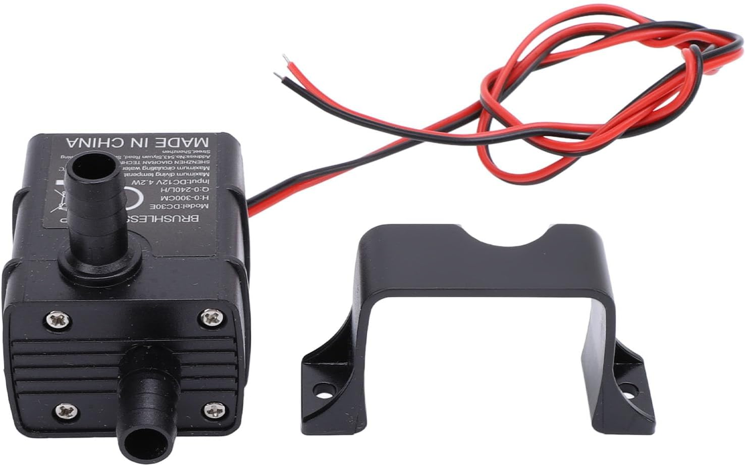 Yosoo Brushless Submersible with Adjustment 240L/H 300Cm Lift IP68 Water Resistant DC12V Pump for Fish Fountain image number 2