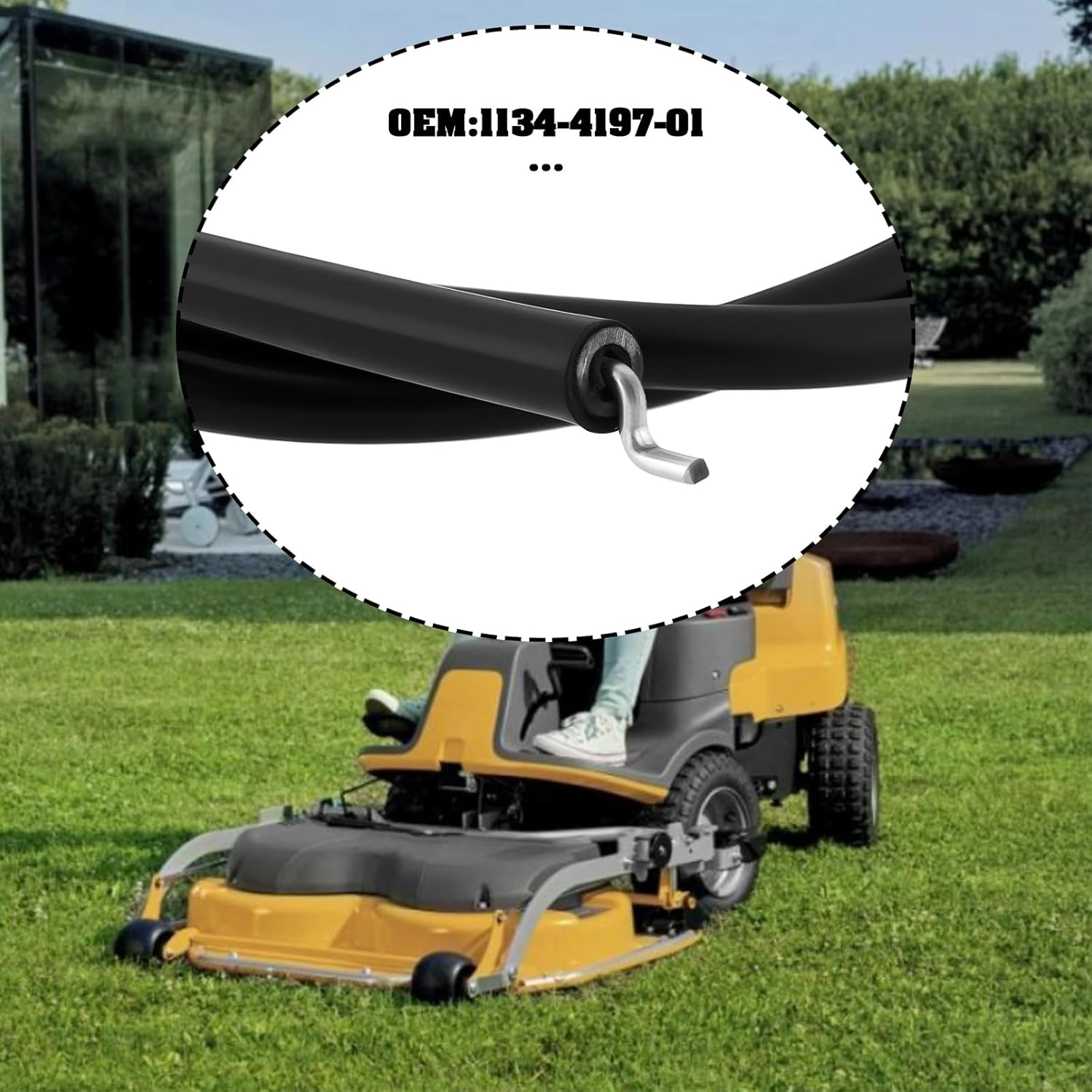 Lawn Mower Throttle Cable Bowden Cable 1134-4197-01 925Mm Compatible with STIGA Villa Park 320 52 image number 6