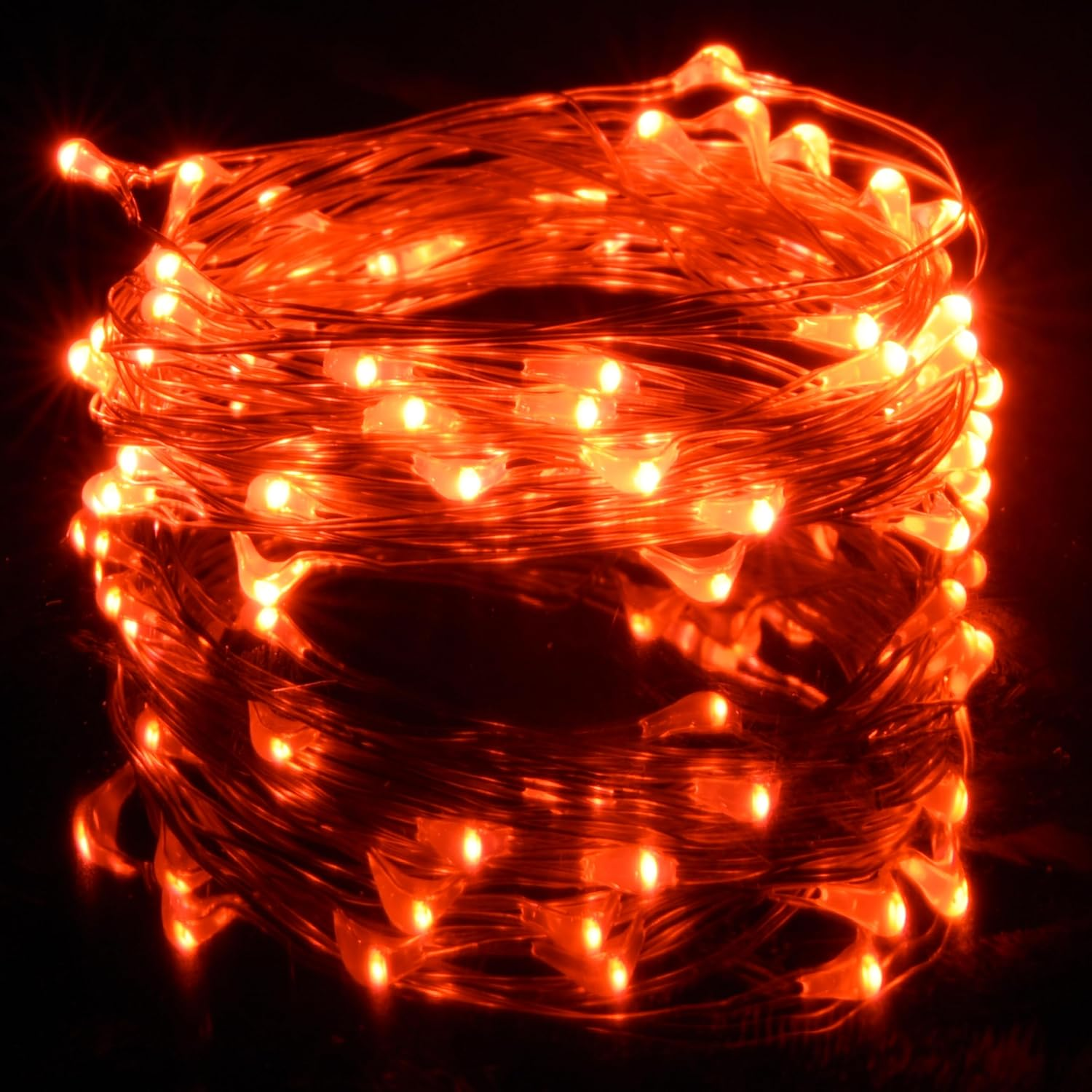 USB Powered String Lights,Led Silver Wire Micro Fairy Lights,5M/16.4Ft 50 Twinkle Lights for Indoor Bedroom Garden Party Wedding Christmas Party Decoration (Multi Colour, 10M/32Ft.)