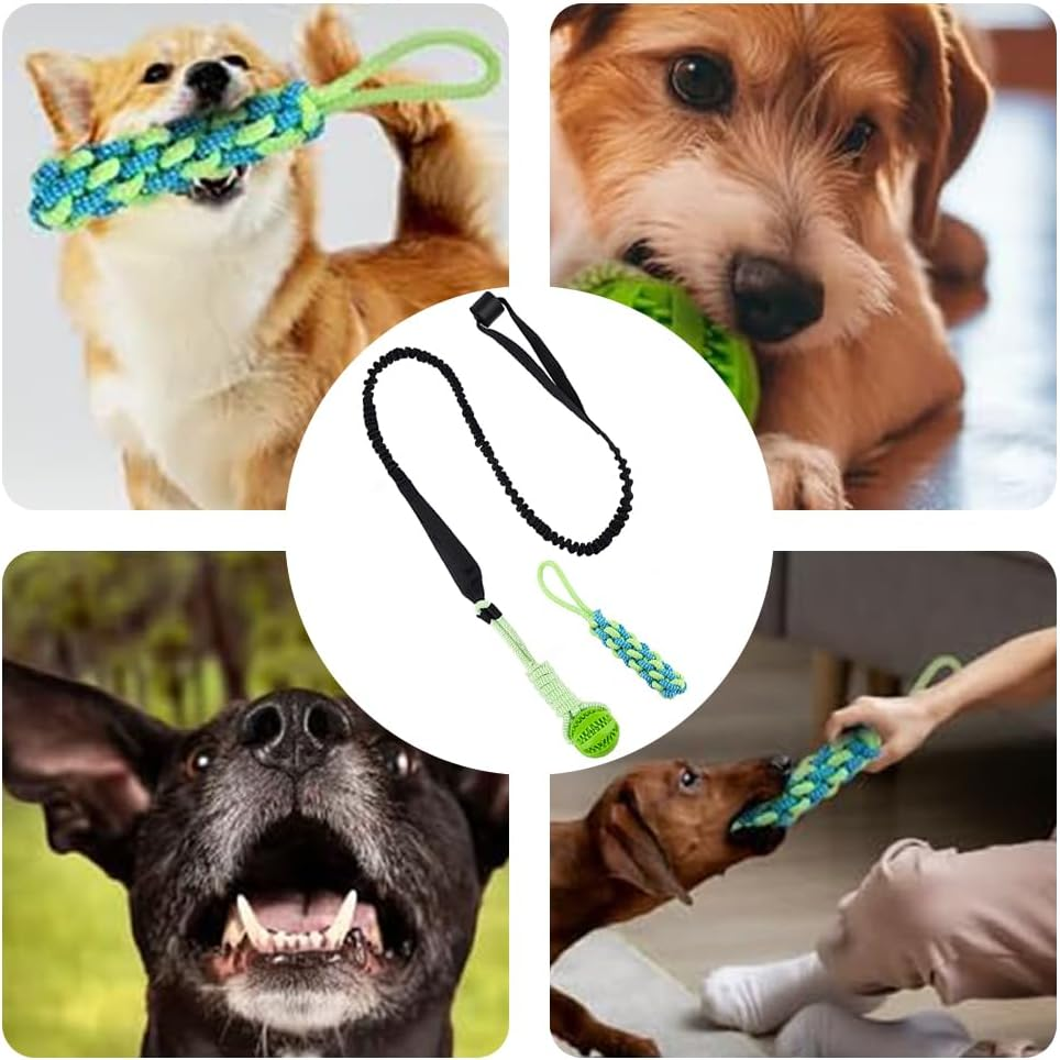 Dog Pole Rope Toys,Interactive Exercise Play,Interactive Tether Pull,Dog Rope Play,Pet Outdoor Entertainment,Retractable Tugger Dog Rope,For Pet Exercise image number 6