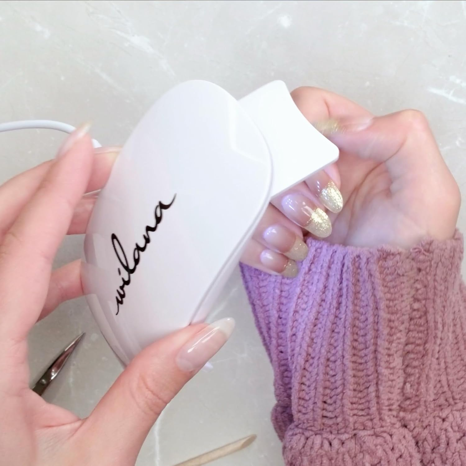 Wilana Mini LED Nail Lamp | LED/UV Curing Lamp for Drying Gel Polish image number 6