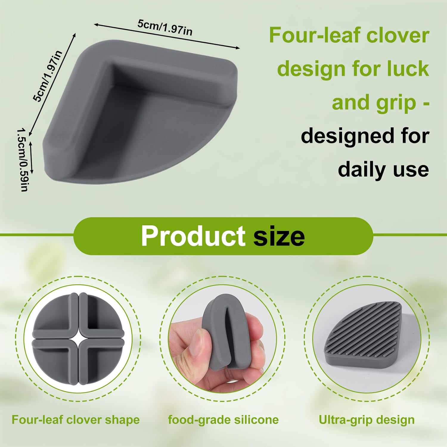 4Pcs Silicone Non-Slip Cutting Board Feet, Removable & Shock-Absorbent Cutting Board Stabilizer Pads for Kitchen Countertop Protection Secure Chopping Housewarming Gift image number 6