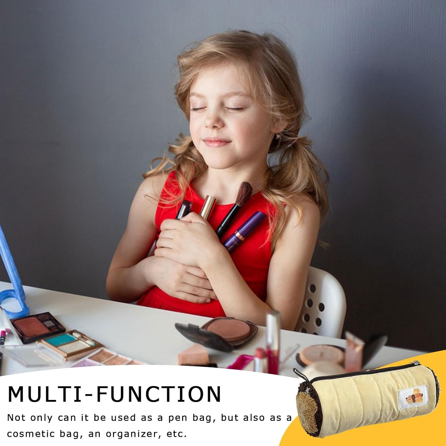 Cute Cartoon Pen Bag | Large Storage Pen Pouch Holder | Portable Sturdy Pencil Bag Pouch Box, Convenient Large Capacity Pencil Pouch for School, Travel