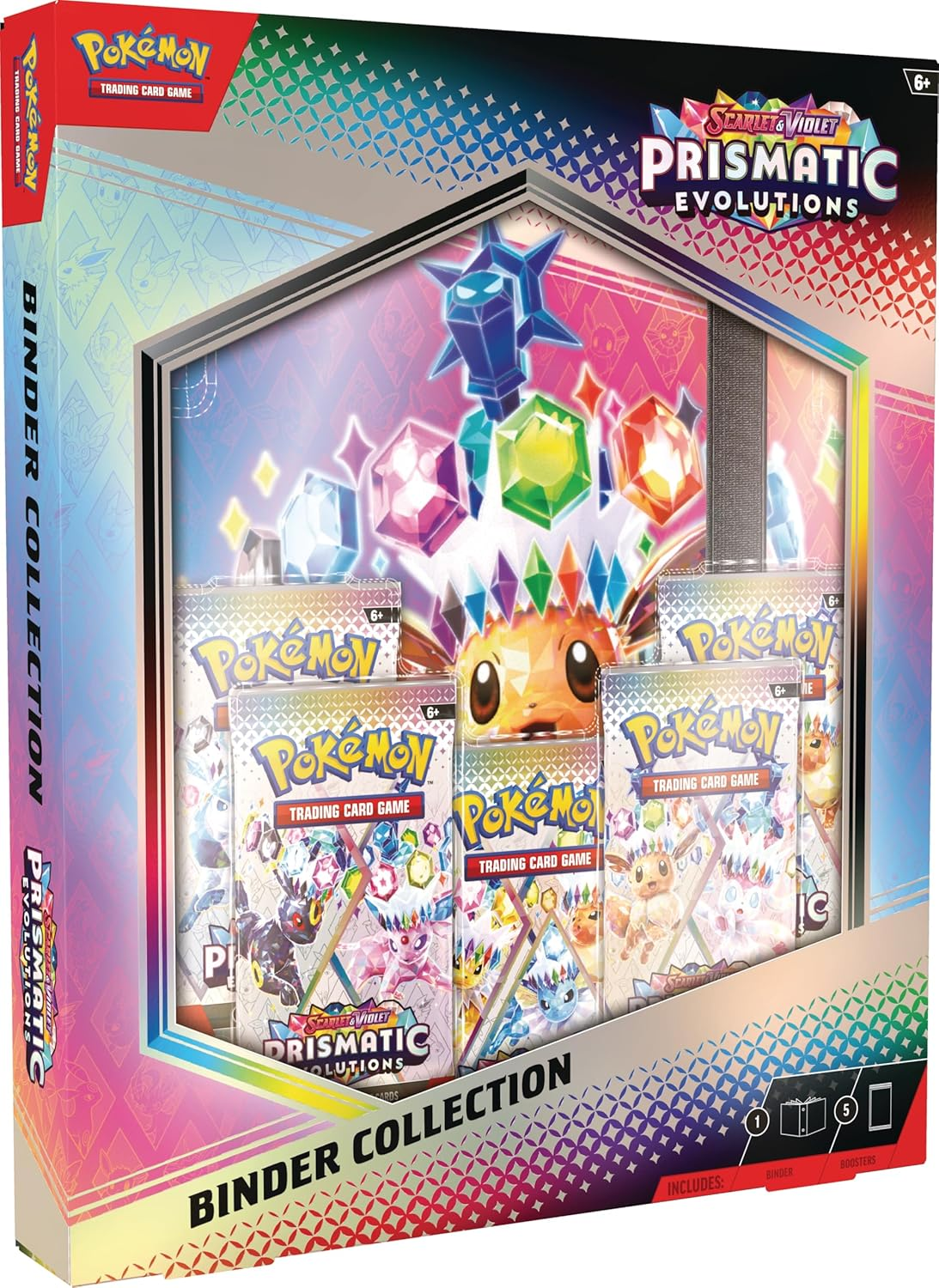 Pokemon TCG Scarlet & Violet 8.5 Prismatic Evolutions Binder Collection image number 1