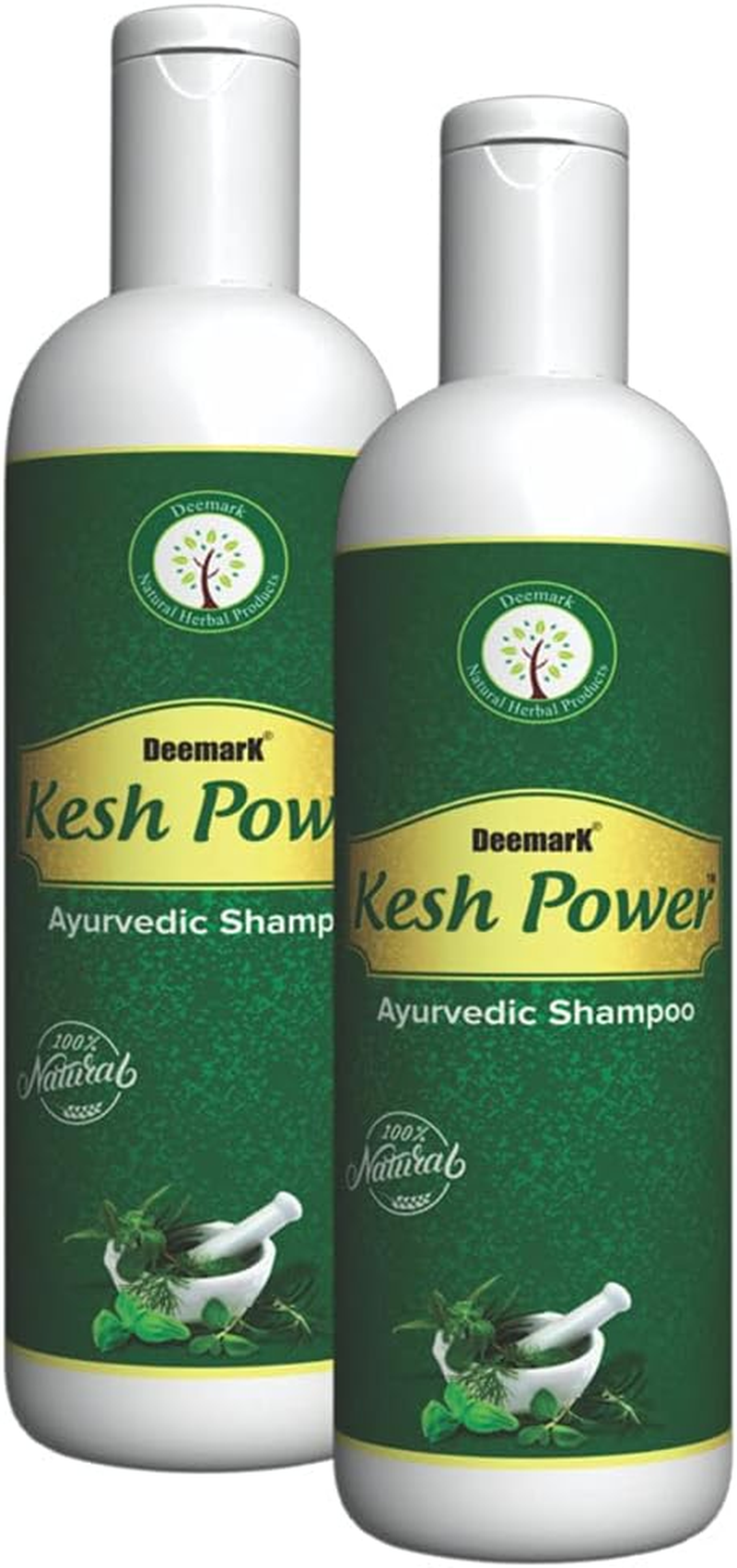 Deemark Kesh Power Ayurvedic Shampoo Pack of 2 | for All Hair Care Solution | Control Hair Fall | Nourish Hair Naturally image number 3