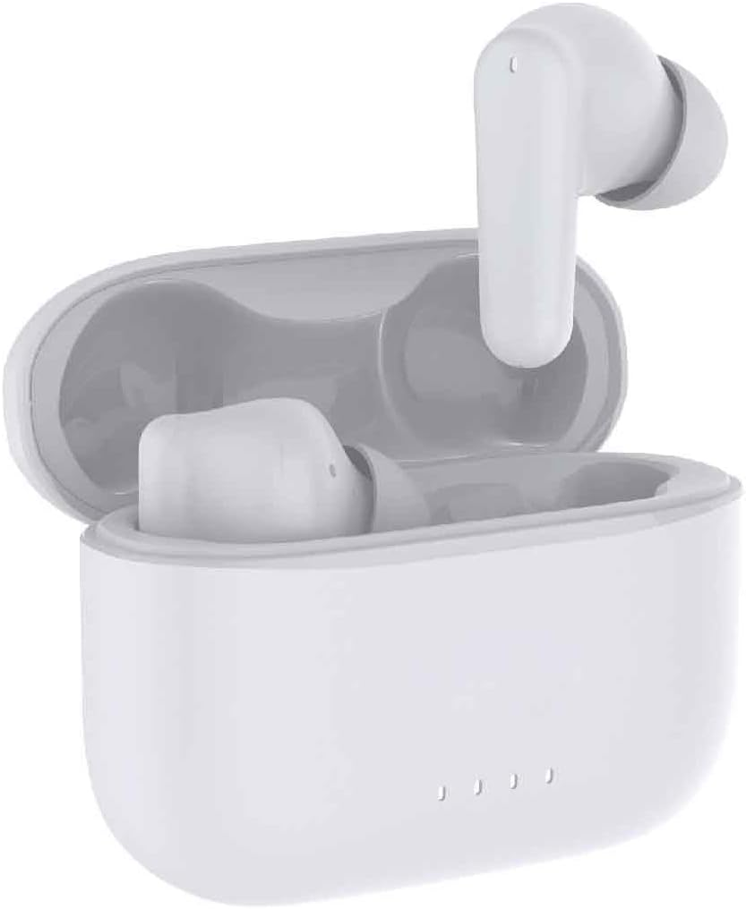 Laser TWS Earbuds with Wireless Charging Case White, Bluetooth, Earphone, Voice Assistant image number 1