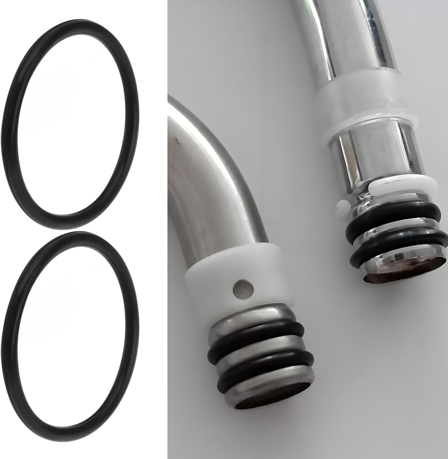 LT Easiyl 10PCS Nitrile O-Ring Seal 1.75Mm Thickness 20Mm Inner Diameter 23.5Mm Outer Diameter for Shower Hose Head Handset Holder Nitrile Gasket Black image number 6