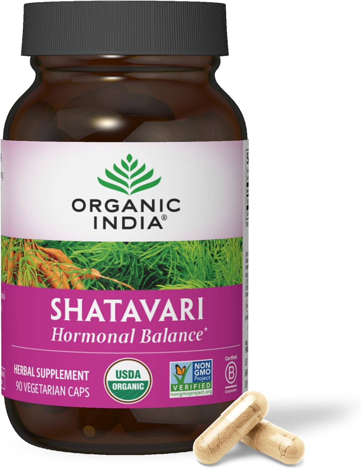 Organic India Shatavari, 90 V-Caps