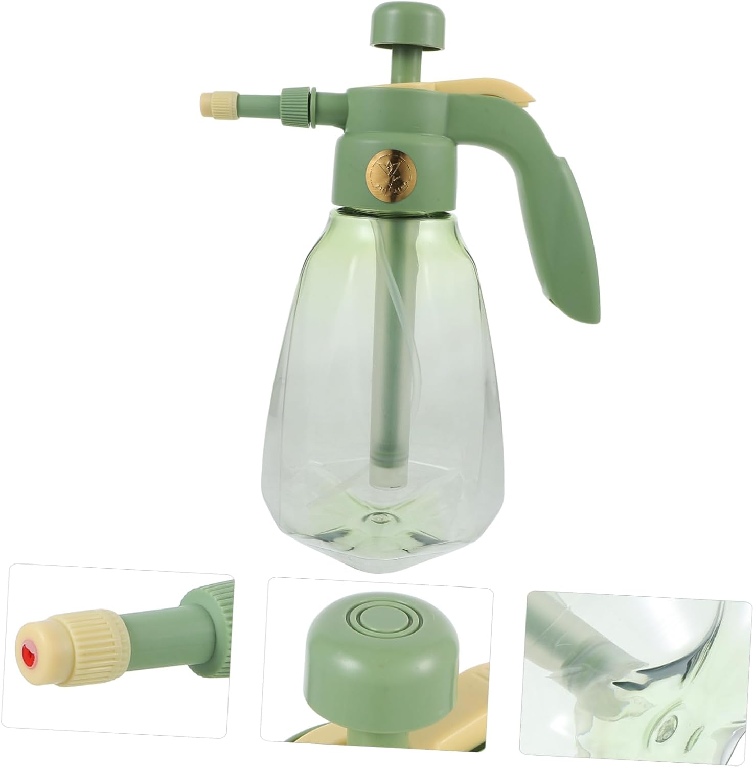 TOYZFRIENDY Small Watering Can for Plant Spraying Plastic Mister Pressure Spray Function for Indoor Gardening and Flower Pots image number 4