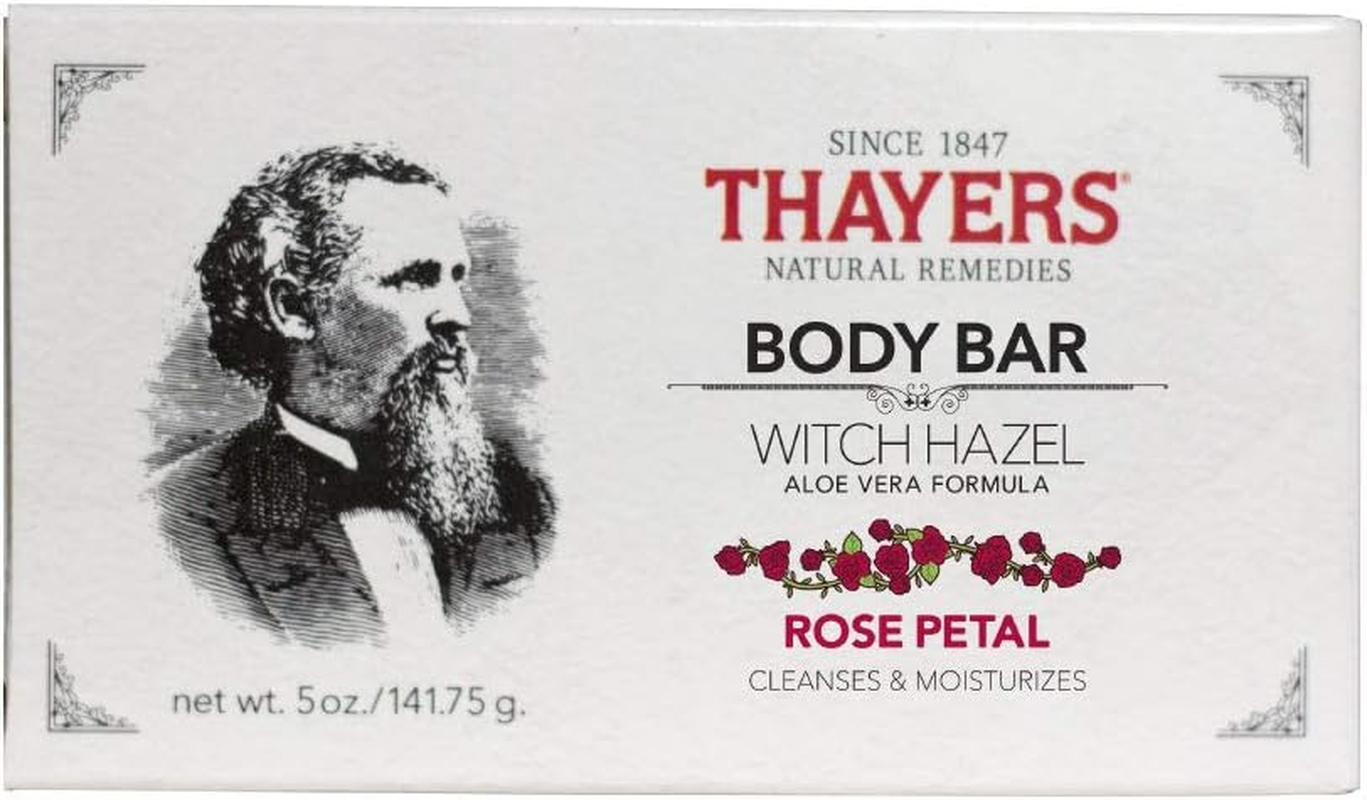 Thayers - Body Bar Soap with Witch Hazel and Aloe Vera Rose Petal - 5 Oz. image number 1