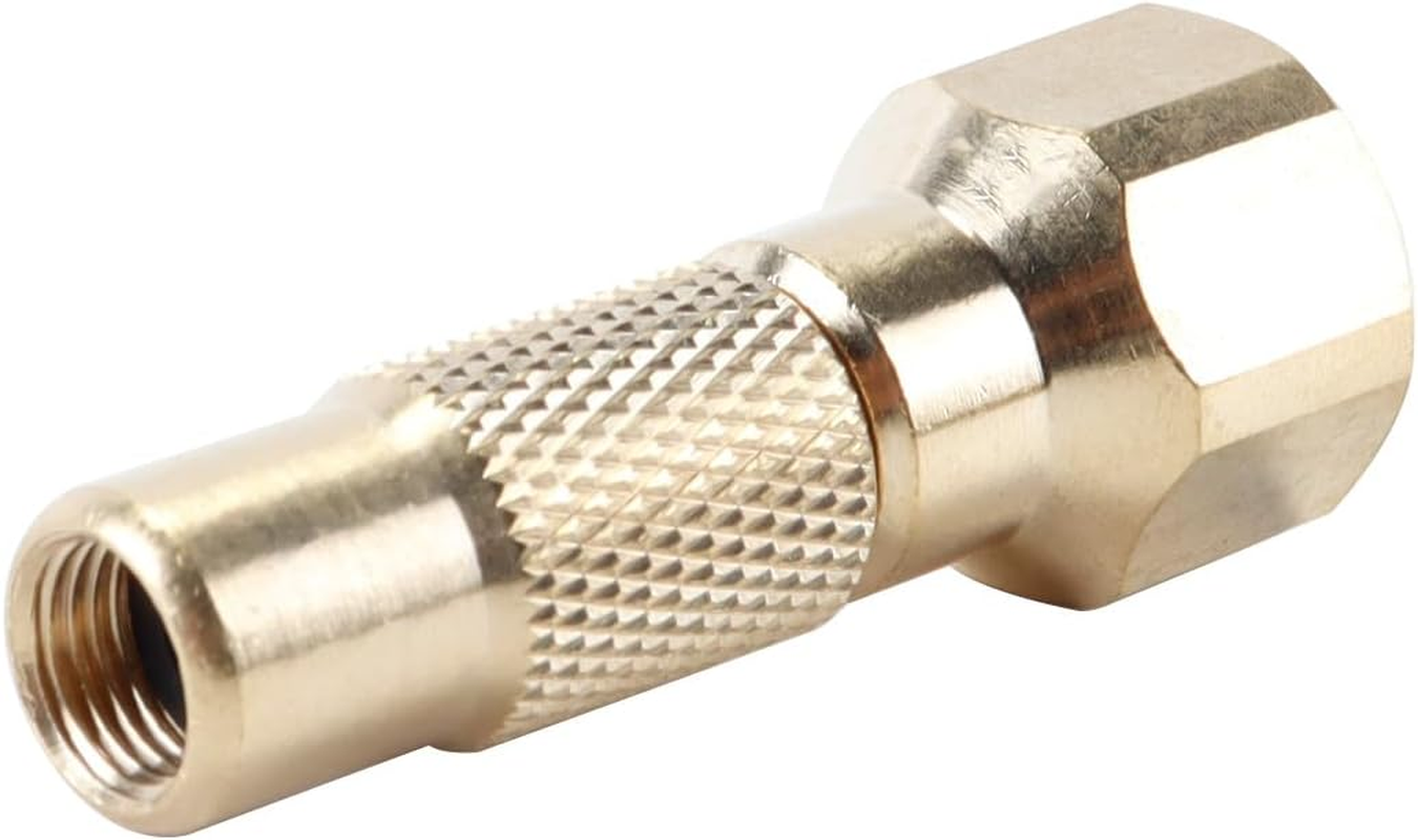 Schrader Female to 1/4 Npt Female Tire Inflator Compressor Pump Connector Accessories Durable Fit for Car Bike Motorcycle image number 1