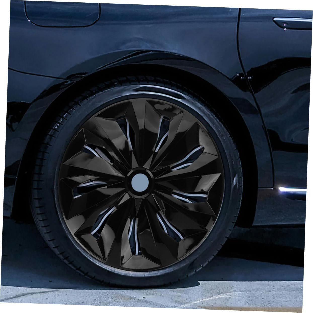 SOESFOUFU Wheel Hub Caps Wheel Cover Hub Cap Wheel Rim Protection for Car Modern and Elegant Design image number 4