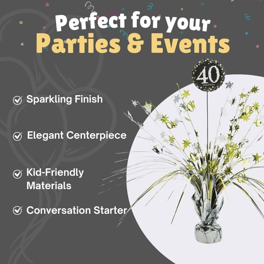 Sparkling Celebration 40 Centrepiece Spray image number 2