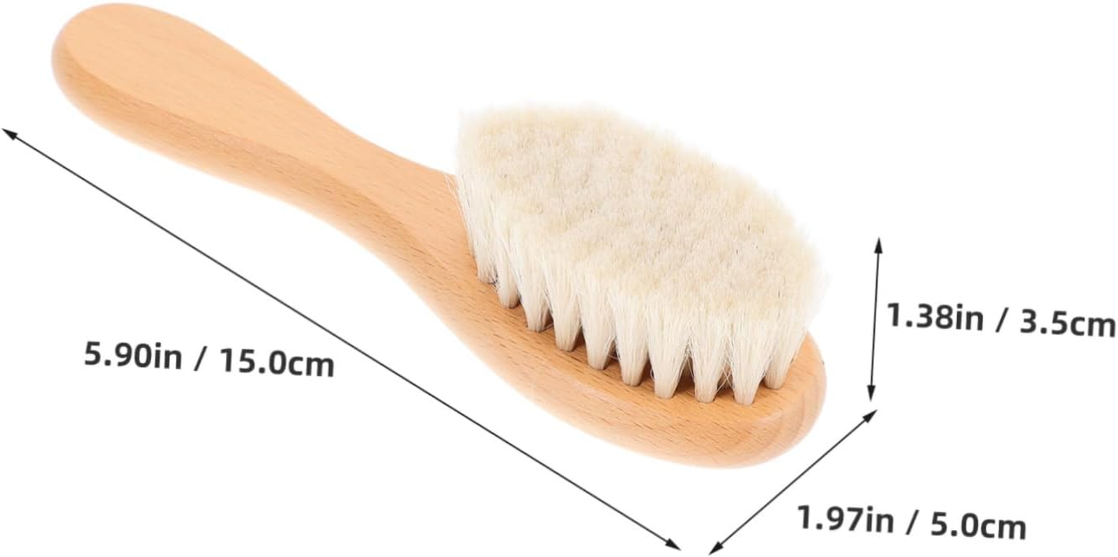 WOFASHPURET 2Pcs Wooden Comb Set for Hair Comb Brush Set Bathing Brush Hair Accessories