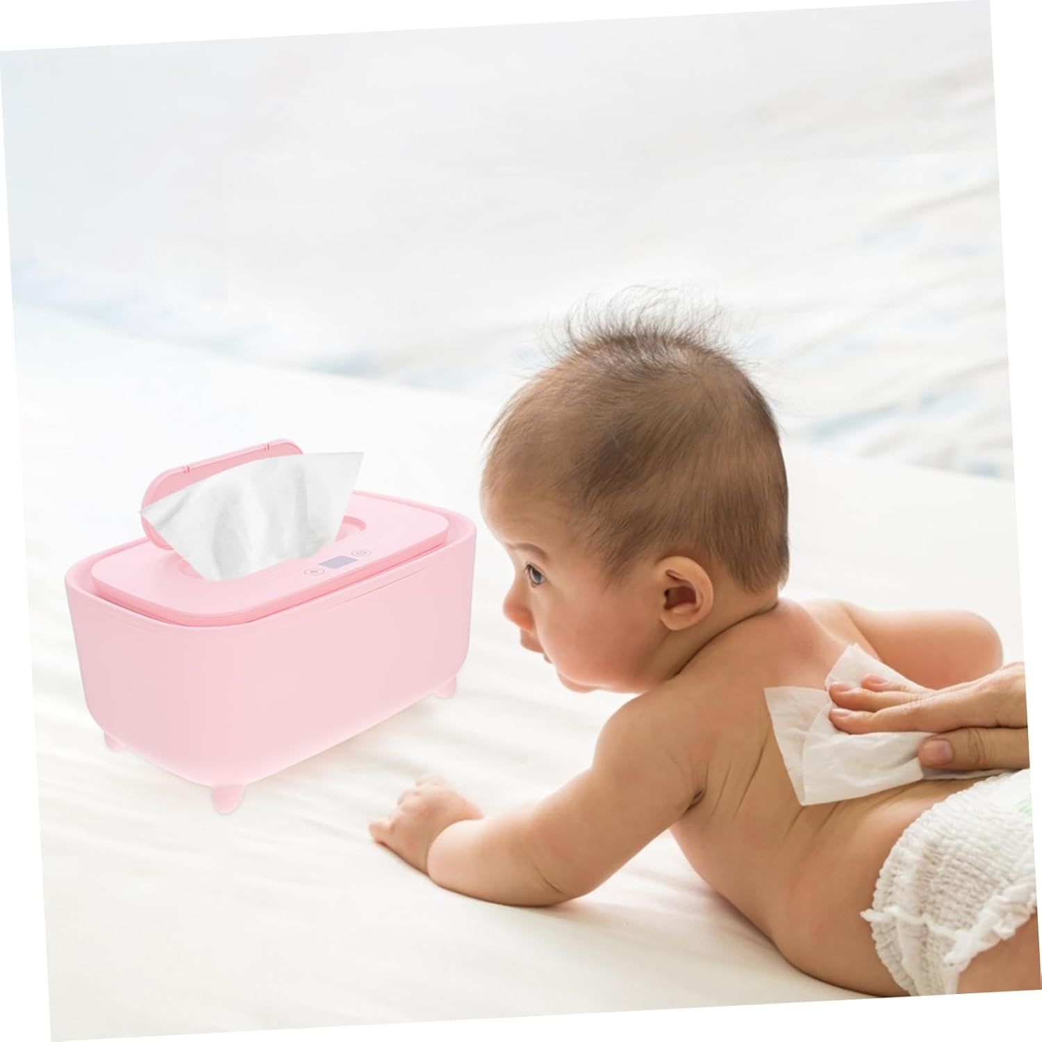 Smart Warm Wet Tissue Box Wipe Warmer for Portable USB Wipe Warmer Wet Tissue Heater Home Use image number 1
