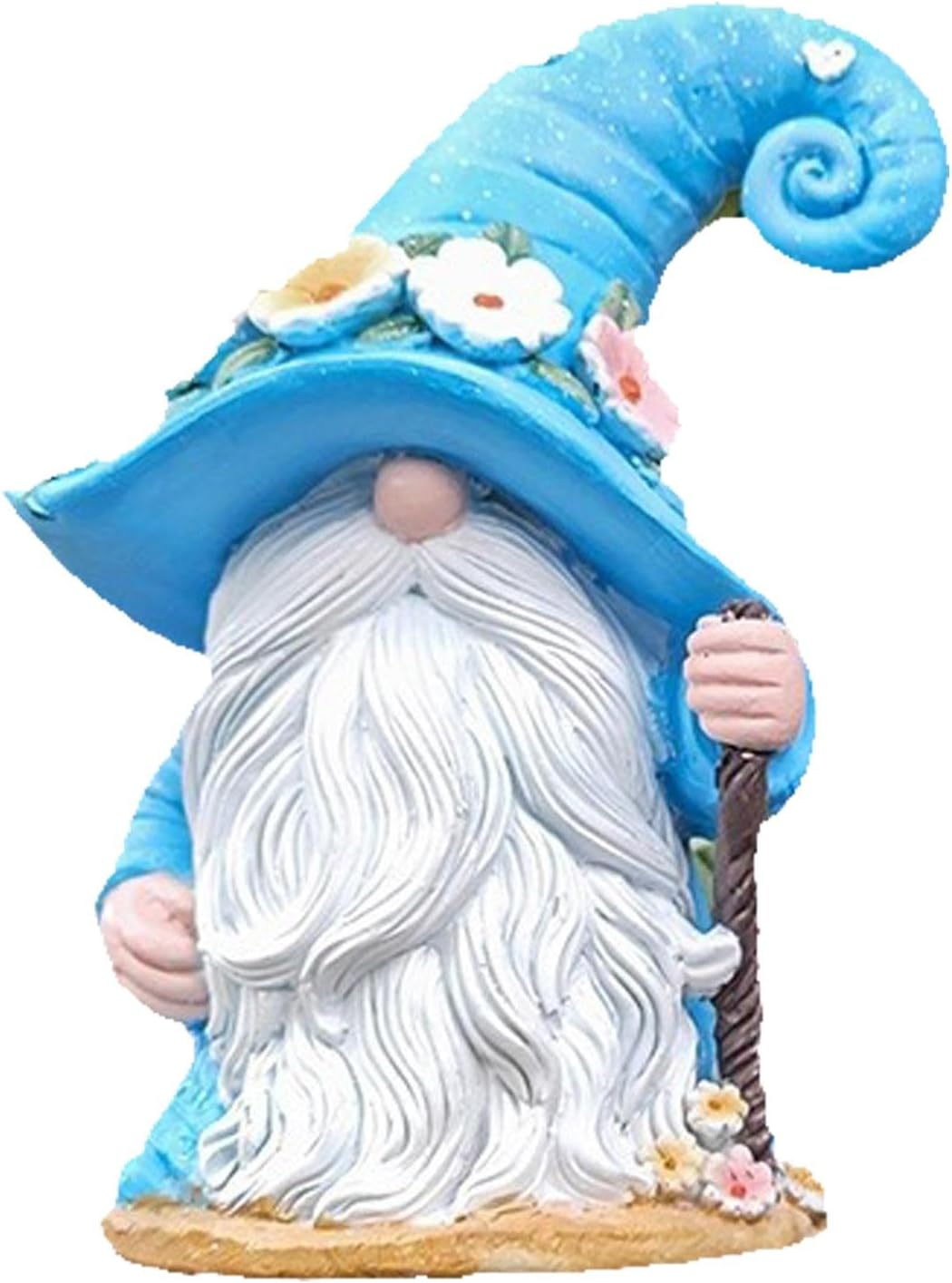 Gnomes Decorations for Home, Coffee Shop Counter Resin Decor, Handmade Faceless Whitebeard Dwarf Farmhouse Figurine Gnome for Home Kitchen Coffee Station Table Shelf image number 4