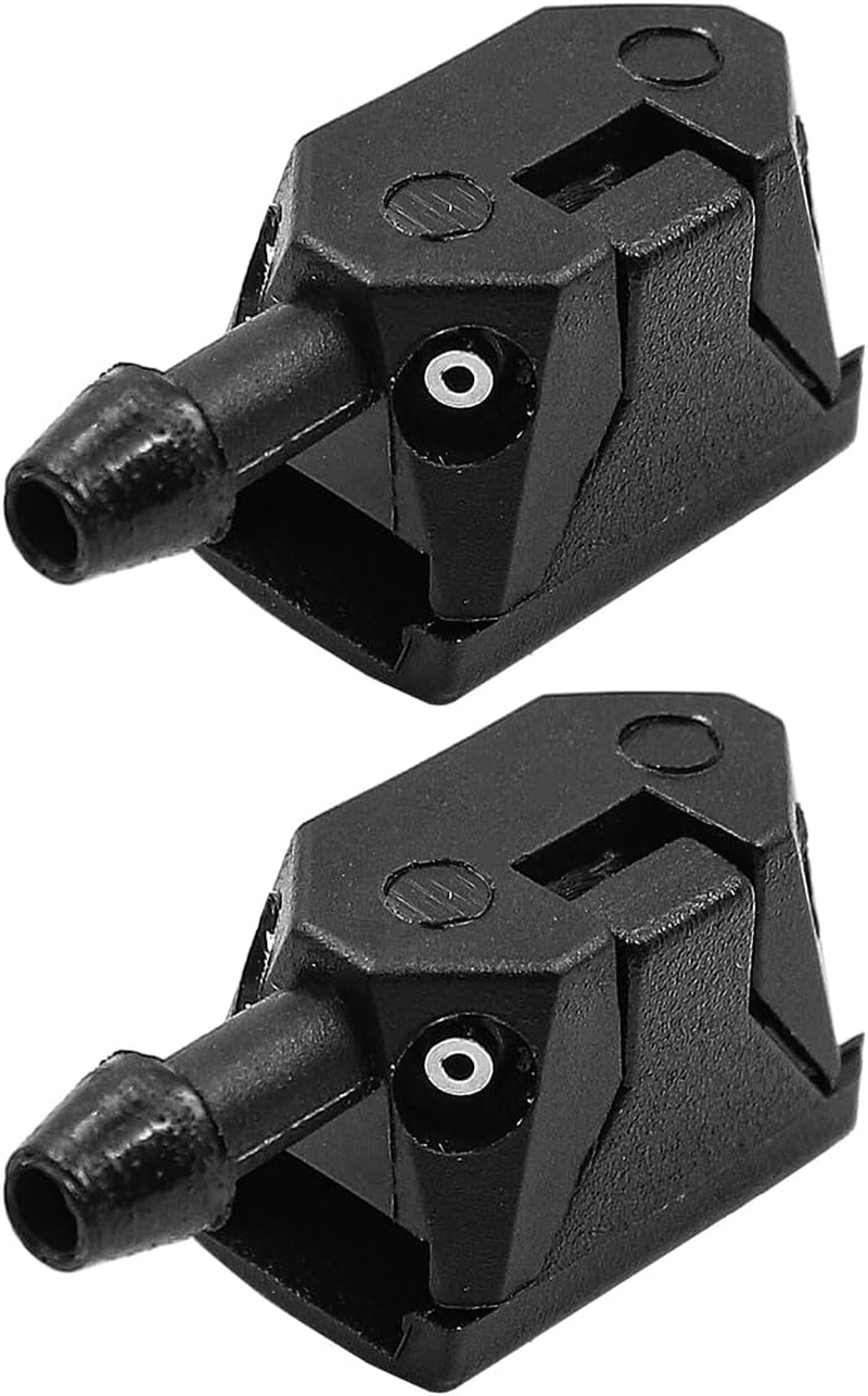 2Pcs NUZAMAS Universal Windshield Washer Nozzle 4 Holes Washer Nozzle Arm Mounted Jets Nozzles 4-Way Water Spray Nozzle Car Wiper Nozzle image number 1