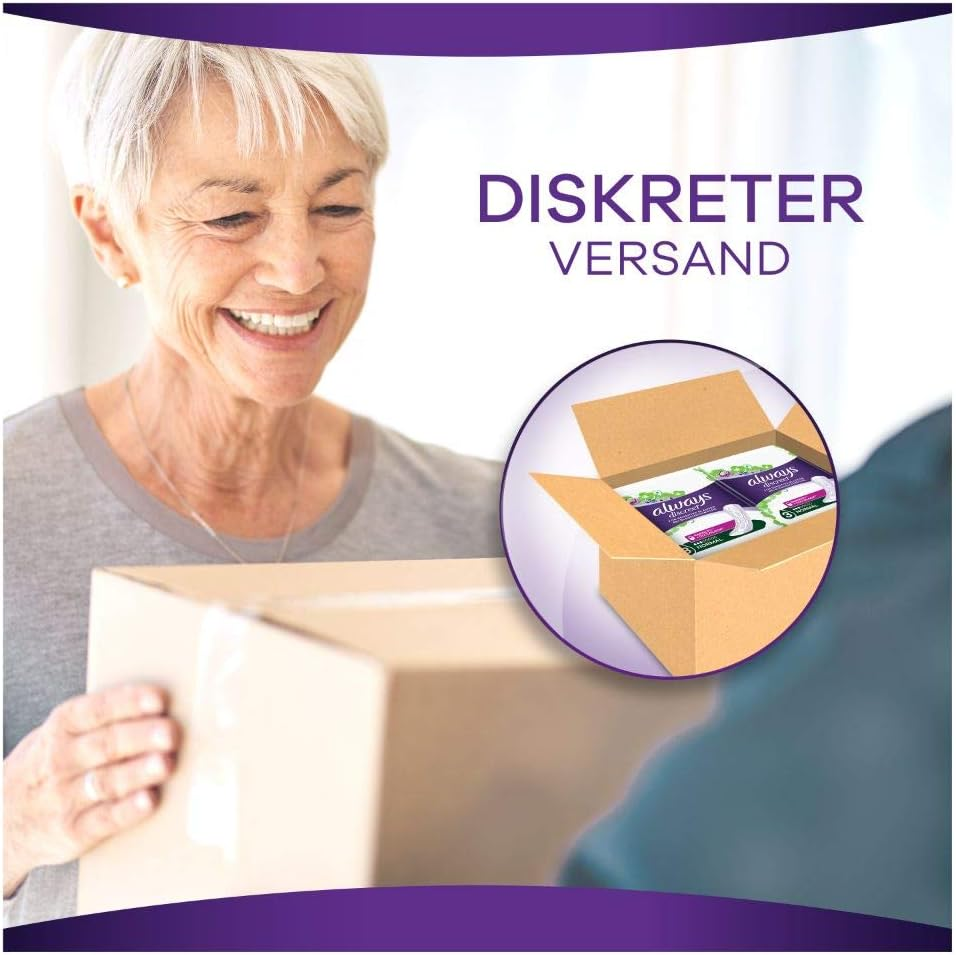 Always Discreet Sensitive Bladder Incontinence Pads, Small, 20 Count image number 6