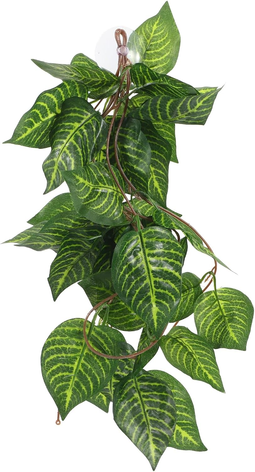 Sosoport Crawler Simulation Plant Reptile Terrarium Plant Snake Habitat Decoration Climbing Pet Aquarium Landscaping Aquarium Fake Artificial image number 2