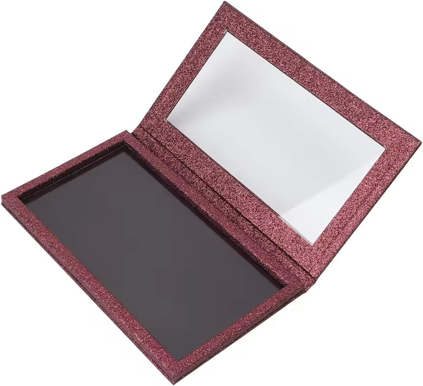 2 PCS DIY Empty Magnetic Eyeshadow Palette Black Glitter Fashion Makeup Tool Eye Shadow Plate Blusher Cosmetics image number 1