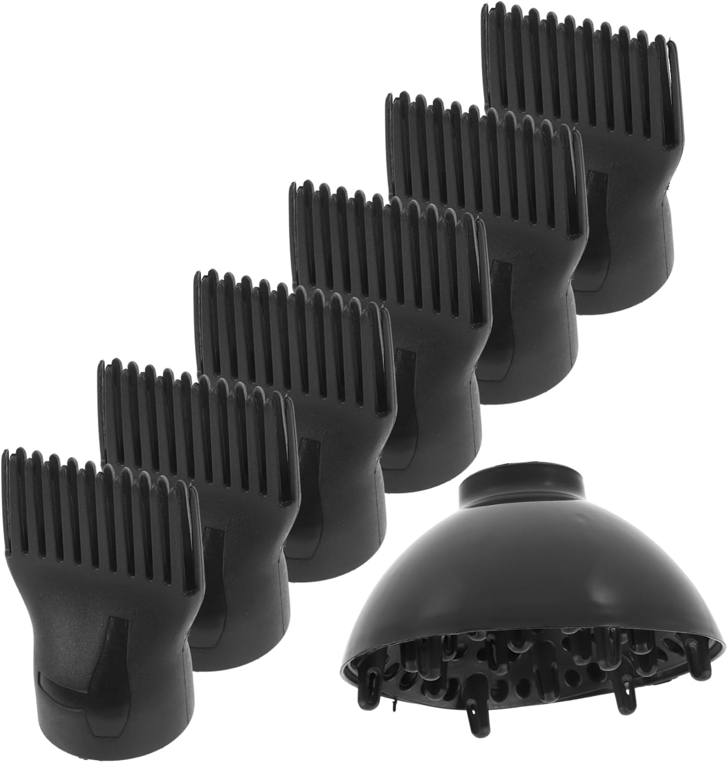 NULYLU 1 Set Comb-Shaped Air Nozzle Hair Dryer Attachments Hairdryer Diffuser Attachment Blow Dryer Nozzle Diffuser Attachment for Hair Dryer Hair Dryer Accessories Diffuser Nozzle image number 5
