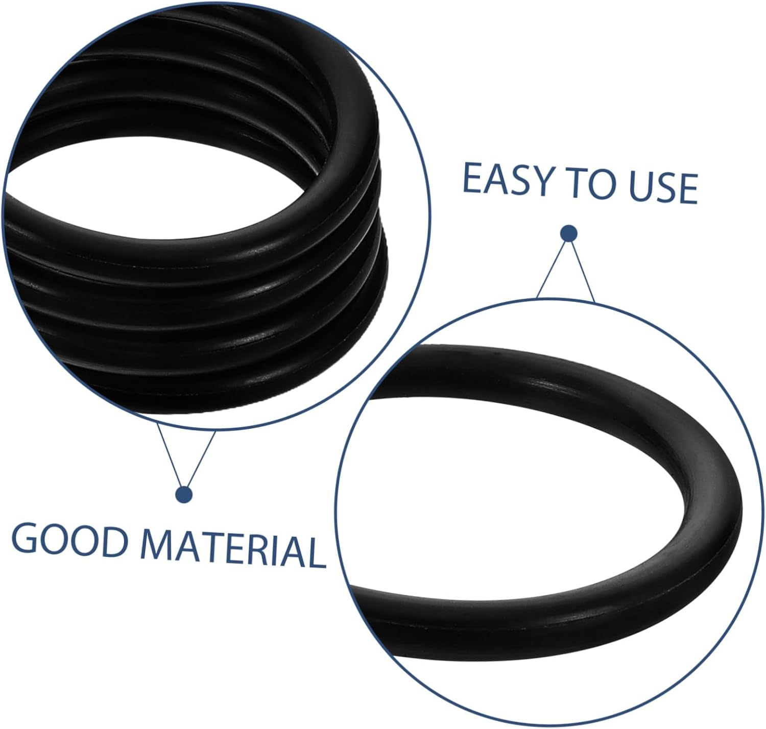 Alipis 6Pcs Hydraulic Jack Oil Seal Jack Repair Tools for Hydraulic Seal Repair Tool Car Parts Automotive Part Floor Fittings for Car image number 1