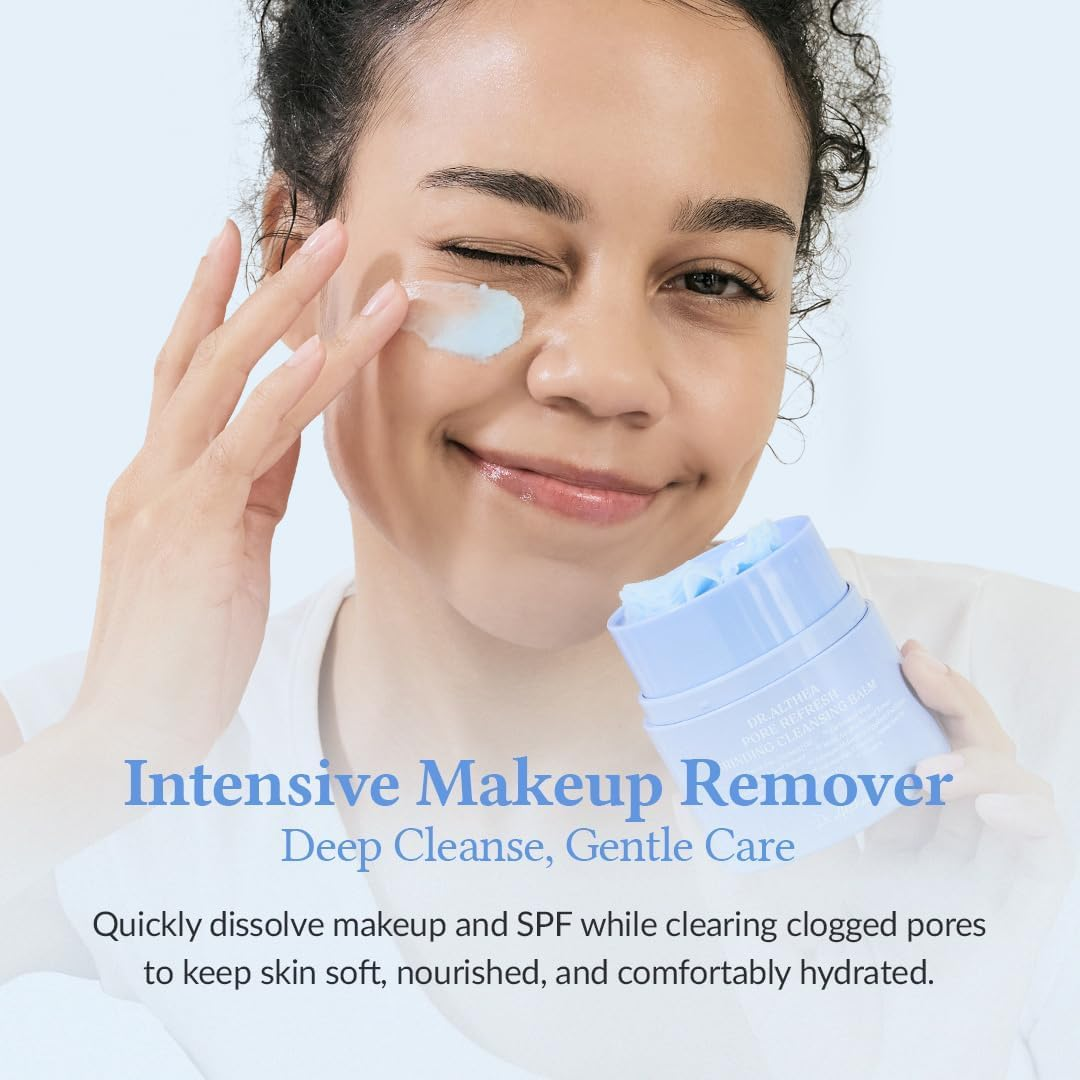 Dr.Althea Pore Refresh Grinding Cleansing Balm | Pore Cleanser with Green Tea Extract | Hygenic One-Step Makeup Cleansing Cream | for All Skin Types | Korean Vegan Skin Care | 1.69 Fl Oz image number 2