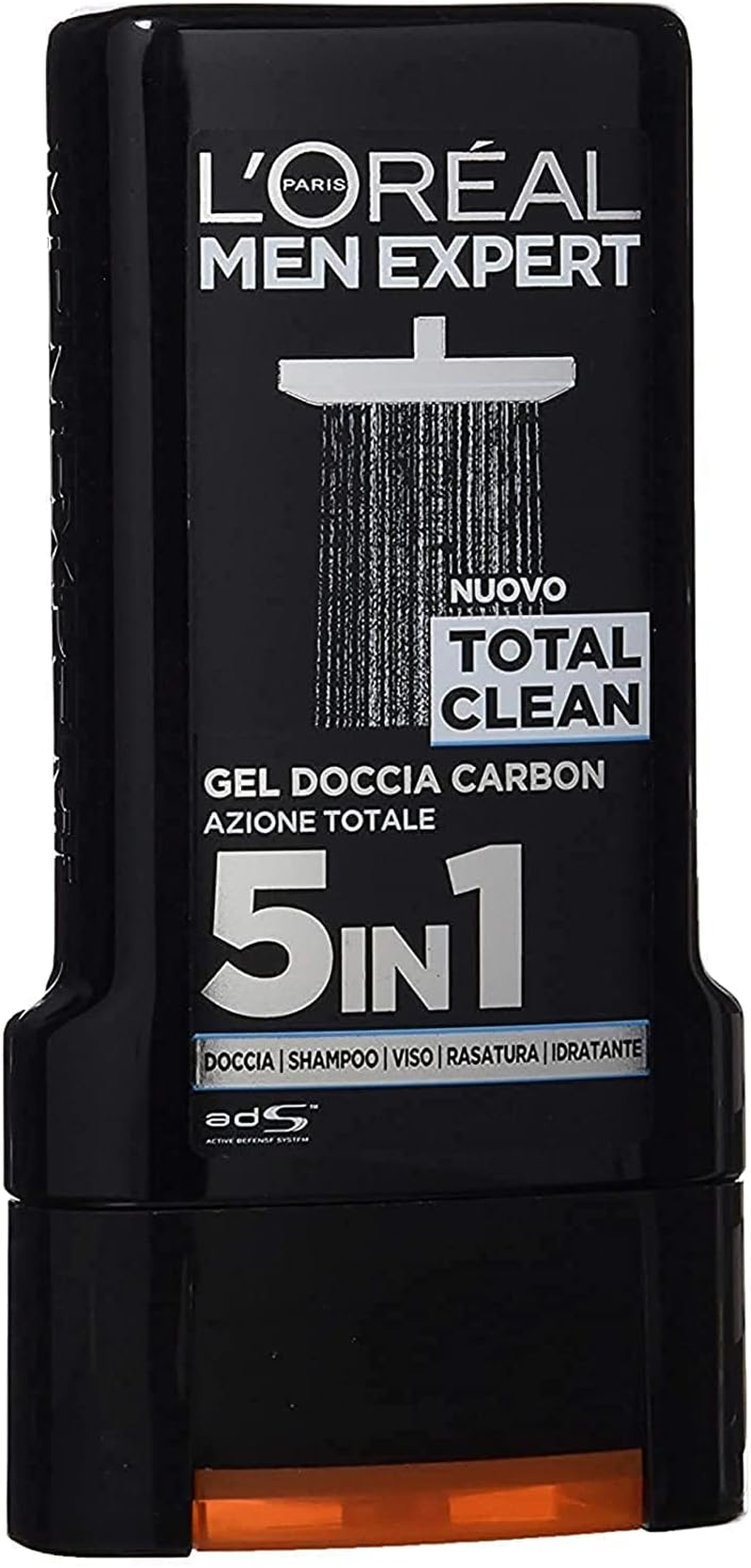 L'OREAL Men Shower TOTAL Clean 300 Ml. Soaps and Cosmetics image number 4