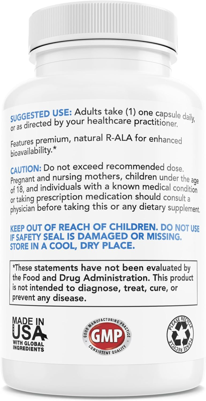 R-Alpha Lipoic Acid 300MG of Pure R-LIPOIC Acid 90 Count. ((((MAX Strength))))