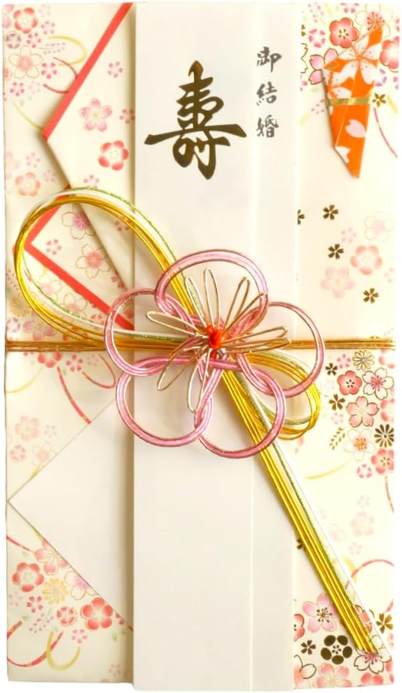 Japanese Ceremonial Gift Envelopes Sakura with English Instructions image number 3