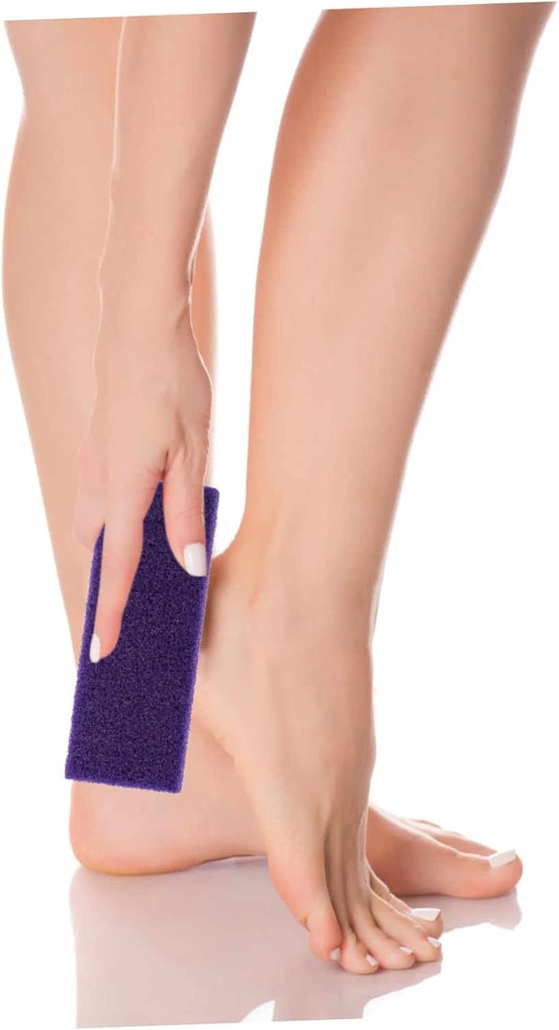 Foot Pumice Stone Foot Callus Scrubber for Dead Hard Skin Removal and Exfoliation &ndash; 2Pcs PU Pedicure Tool Set at Home or Salon Use image number 4