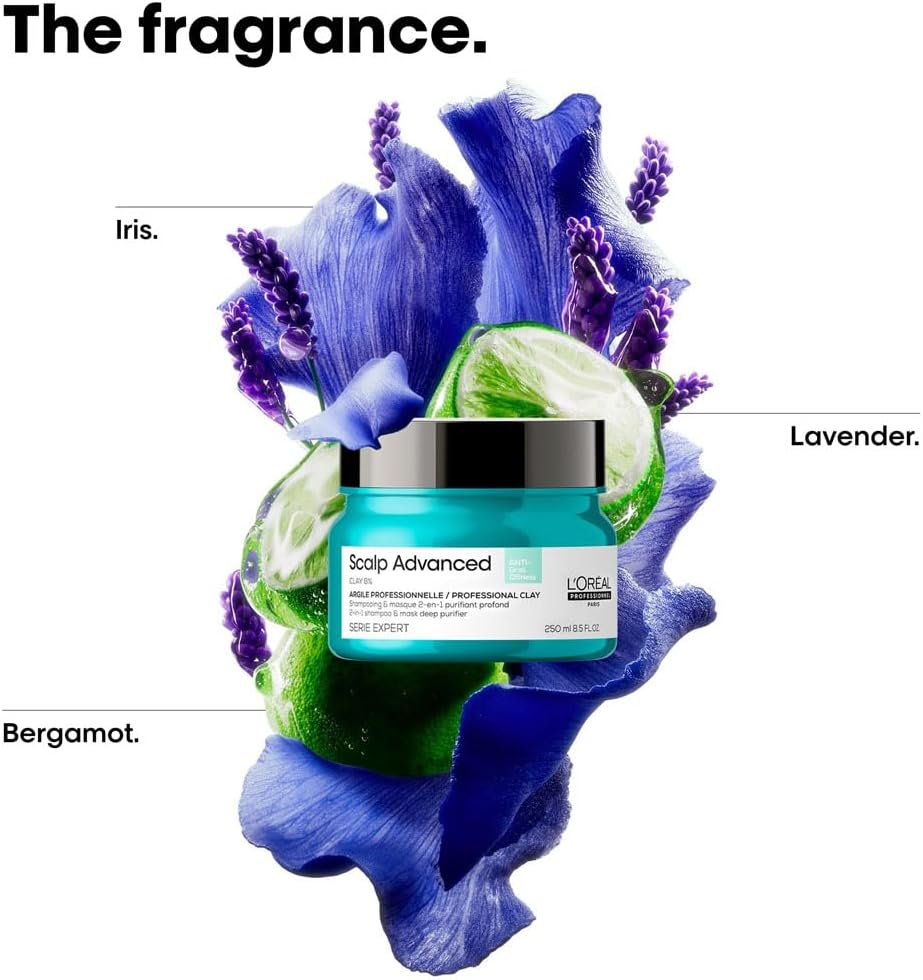 L&rsquo;Oreal Professionnel Serie Expert Scalp Advanced Anti-Oiliness 2-In-1 Clay 250 Ml image number 5