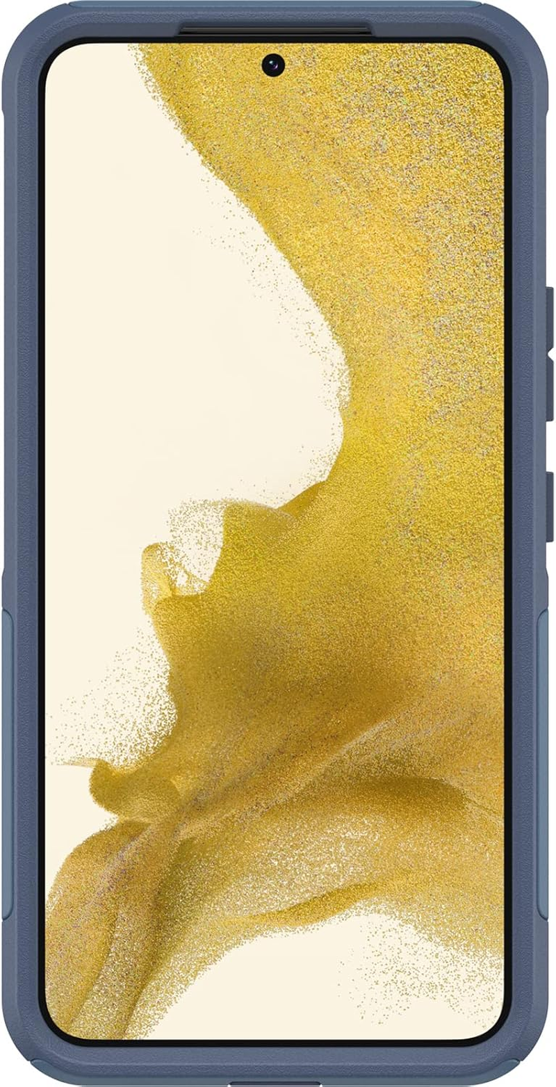 Otterbox Galaxy S22 Commuter Series Case - Rock Skip Way, Slim & Tough, Pocket-Friendly, with Port Protection Blue