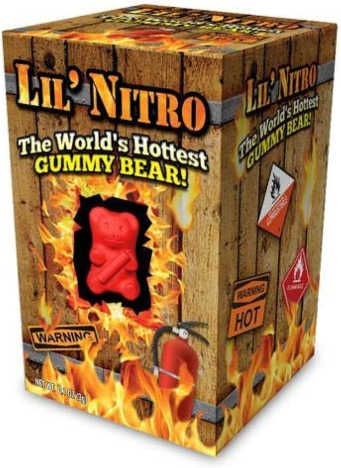Lil Nitro World'S Hottest Gummy Bear 3G - American Candy